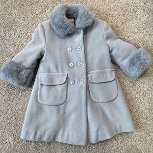 Vintage Rothschild Faux Fur Wool coat